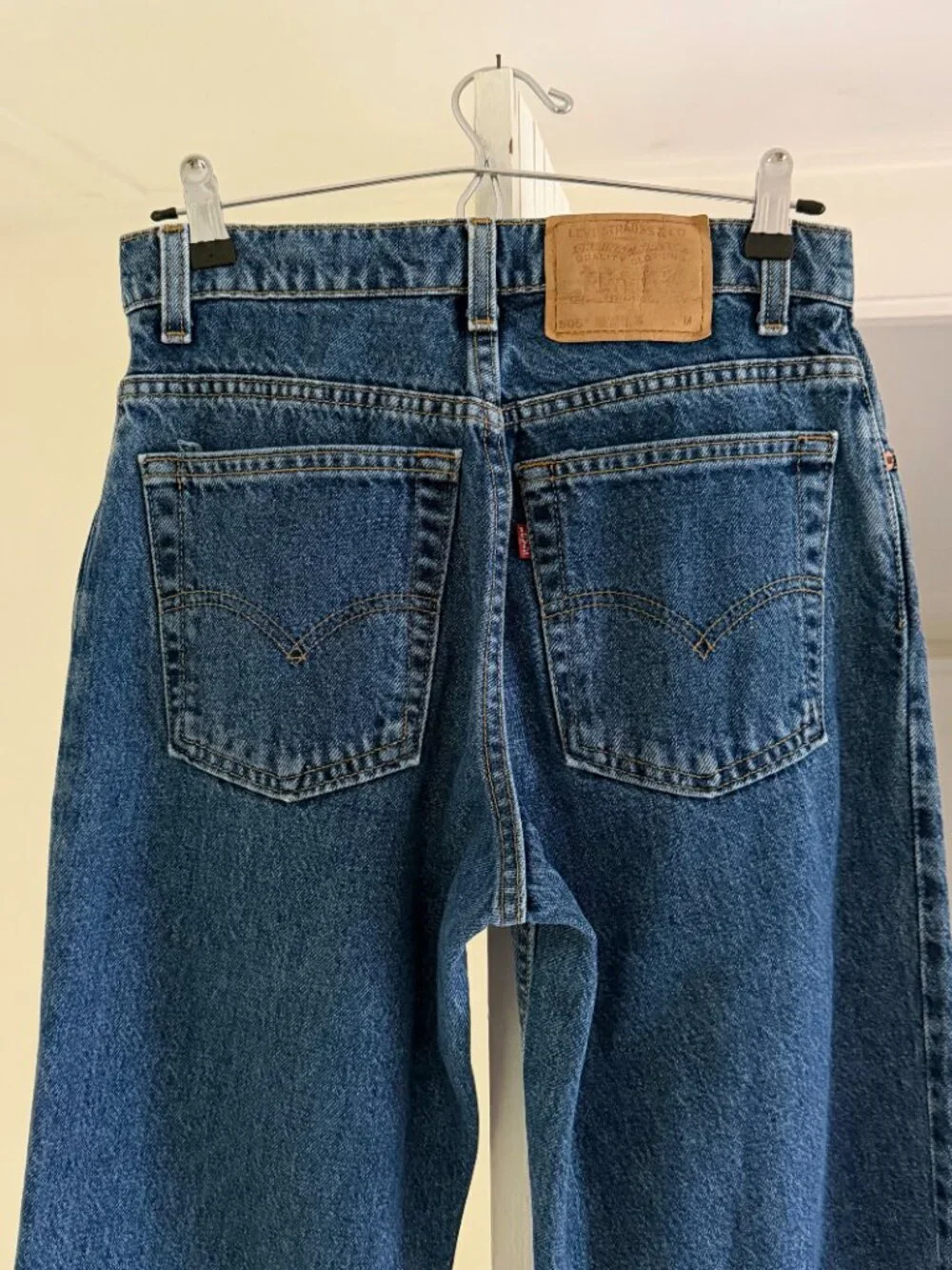 Levi's 505 Vintage '95 Regular Fit Straight Leg Jeans Size 9 MED - Picture 7 of 11